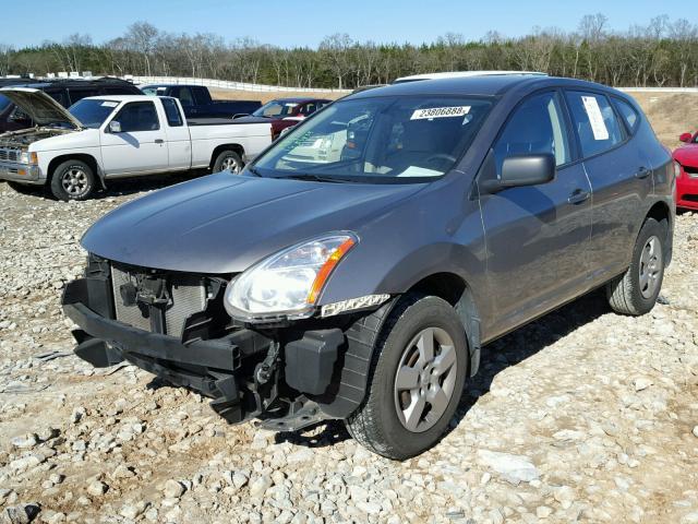 JN8AS58T59W056993 - 2009 NISSAN ROGUE S GRAY photo 2