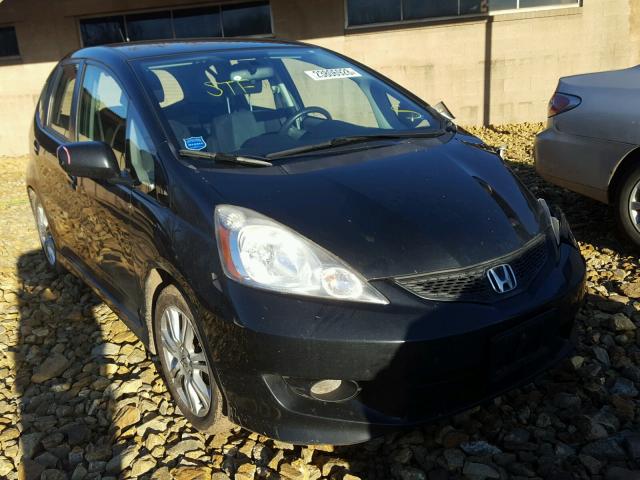 JHMGE87629S035681 - 2009 HONDA FIT SPORT BLACK photo 1