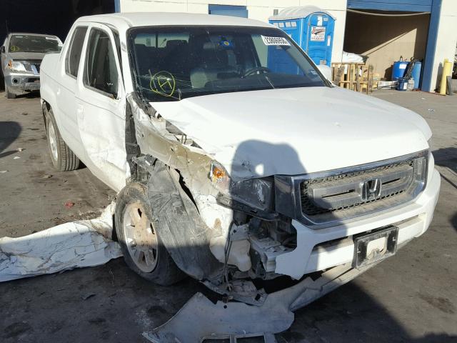 5FPYK1F46AB013150 - 2010 HONDA RIDGELINE WHITE photo 1