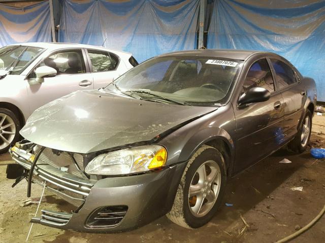 1B3EL46XX5N506083 - 2005 DODGE STRATUS SX GRAY photo 2