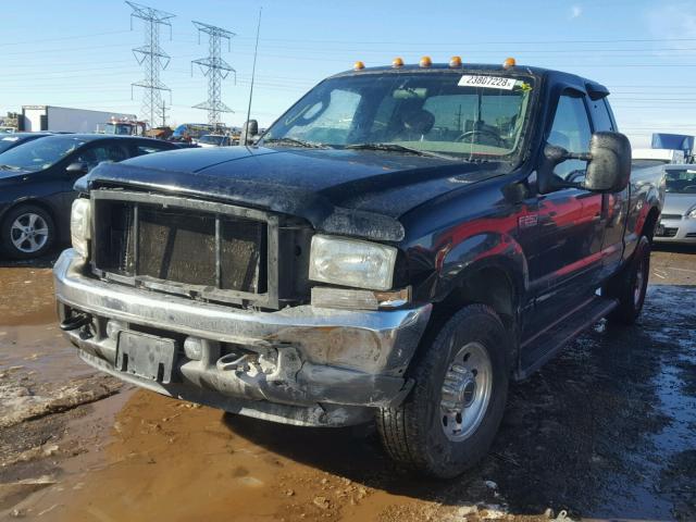 1FTNX21LX3EA88245 - 2003 FORD F250 SUPER BLACK photo 2