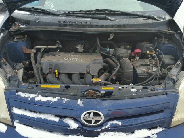 JTKKT624250094255 - 2005 TOYOTA SCION XA BLUE photo 7