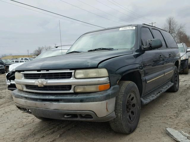 1GNFK16Z13J151404 - 2003 CHEVROLET SUBURBAN K GREEN photo 2