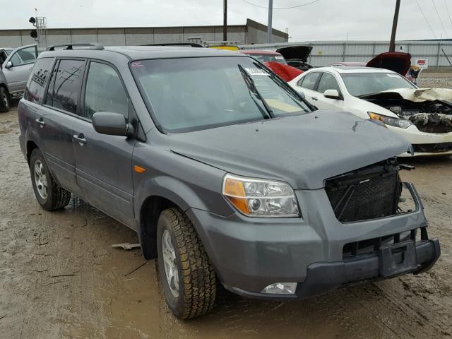 5FNYF28567B038292 - 2007 HONDA PILOT EXL GRAY photo 1