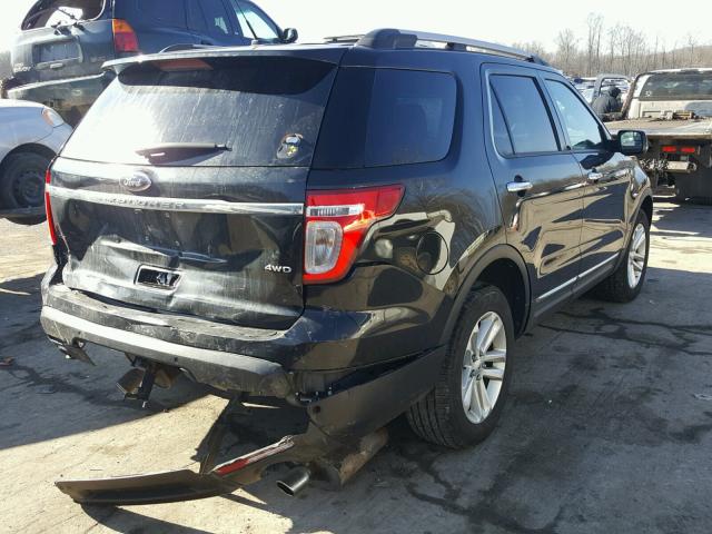 1FM5K8D89DGB87908 - 2013 FORD EXPLORER X BLACK photo 4