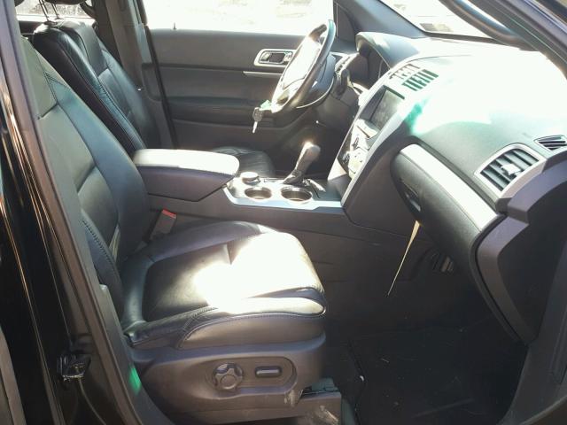 1FM5K8D89DGB87908 - 2013 FORD EXPLORER X BLACK photo 5