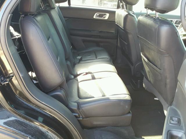 1FM5K8D89DGB87908 - 2013 FORD EXPLORER X BLACK photo 6