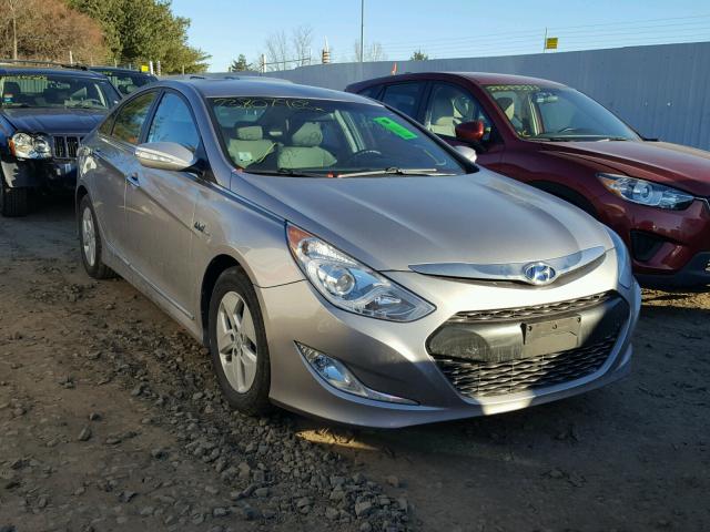 KMHEC4A4XBA005334 - 2011 HYUNDAI SONATA HYB GRAY photo 1