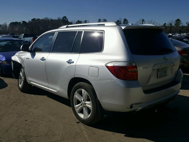 5TDDK3EH5AS038656 - 2010 TOYOTA HIGHLANDER SILVER photo 3