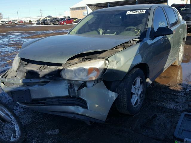 1G1ZT54885F285183 - 2005 CHEVROLET MALIBU LS 绿色 照片 2