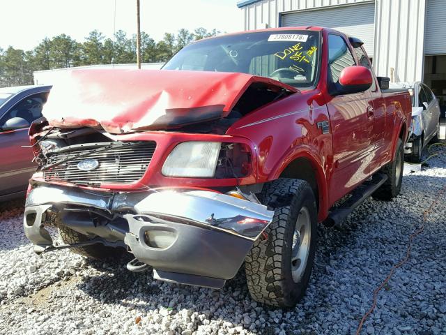 1FTRX18L31NB01108 - 2001 FORD F150 RED photo 2