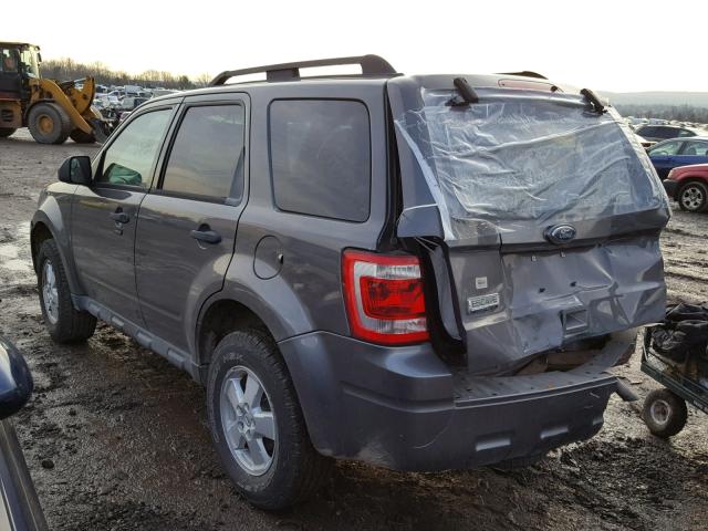 1FMCU0D70CKC34765 - 2012 FORD ESCAPE XLT GRAY photo 3