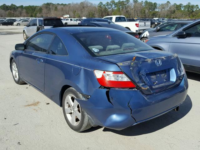 2HGFG11816H513344 - 2006 HONDA CIVIC EX Կապույտ լուսանկար 3