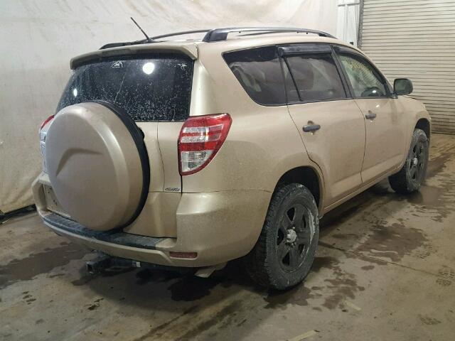 2T3BF4DV8AW074087 - 2010 TOYOTA RAV4 GOLD photo 4