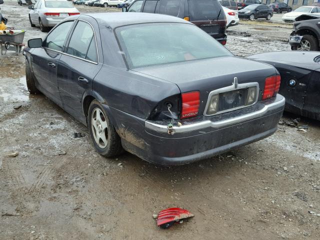 1LNHM87A0YY909904 - 2000 LINCOLN LS GRAY photo 3