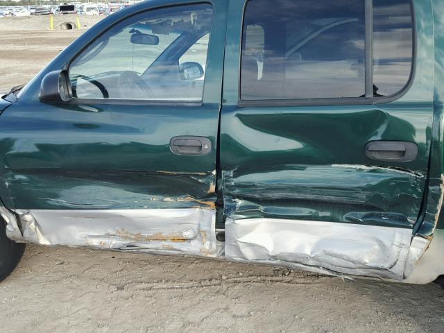 1B7GL2AN7YS607766 - 2000 DODGE DAKOTA QUA GREEN photo 10