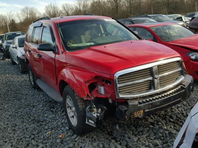 1D4HB48N54F201273 - 2004 DODGE DURANGO SL RED photo 1