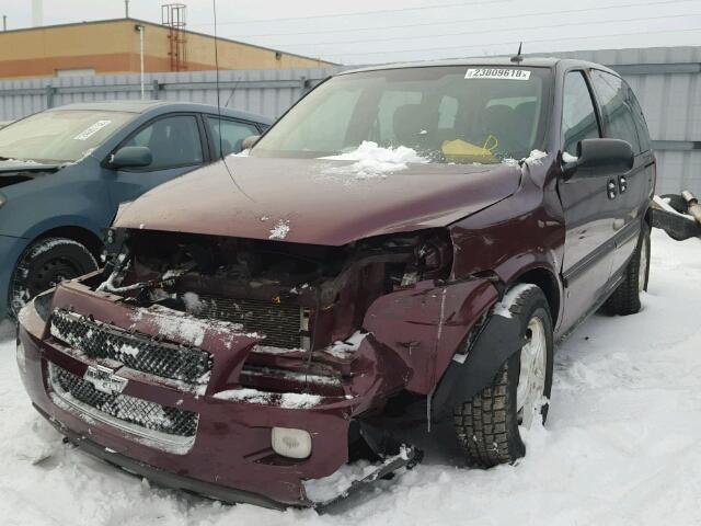 1GNDU23159D111615 - 2009 CHEVROLET UPLANDER L RED photo 2