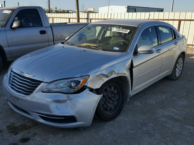 1C3CCBAB4CN228935 - 2012 CHRYSLER 200 LX SILVER photo 2