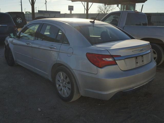 1C3CCBAB4CN228935 - 2012 CHRYSLER 200 LX SILVER photo 3