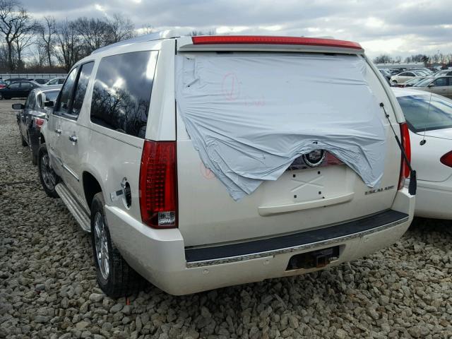 1GYFK66828R263337 - 2008 CADILLAC ESCALADE E WHITE photo 3