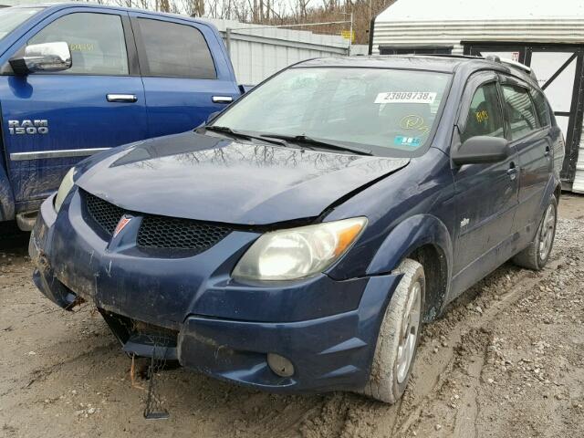 5Y2SM62874Z457666 - 2004 PONTIAC VIBE BLUE photo 2