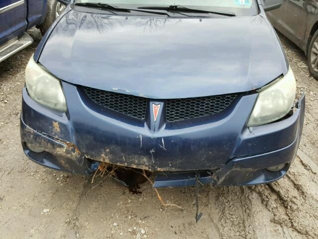 5Y2SM62874Z457666 - 2004 PONTIAC VIBE BLUE photo 7