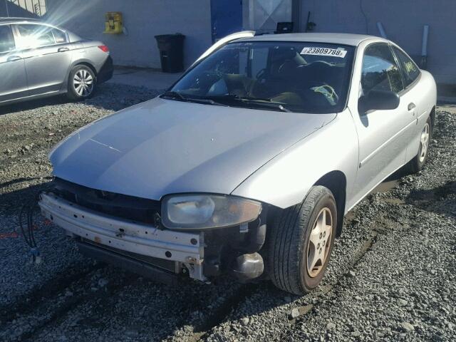 1G1JC12F947328350 - 2004 CHEVROLET CAVALIER SILVER photo 2