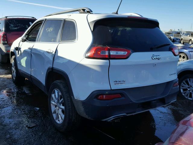 1C4PJMDS4FW667254 - 2015 JEEP CHEROKEE L WHITE photo 3