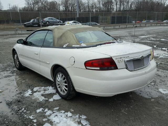 1C3EL45R12N269940 - 2002 CHRYSLER SEBRING BEIGE photo 3