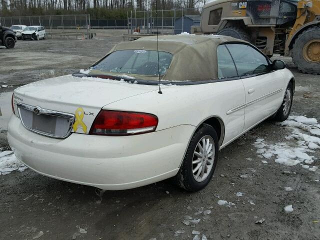 1C3EL45R12N269940 - 2002 CHRYSLER SEBRING BEIGE photo 4