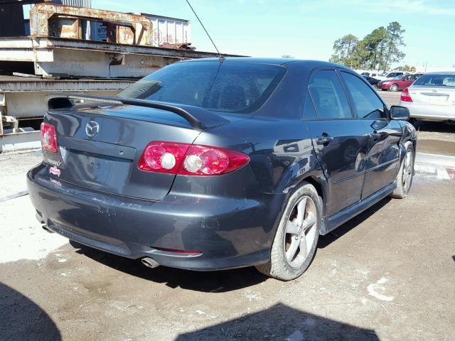 1YVHP80D745N95044 - 2004 MAZDA 6 S GRAY photo 4