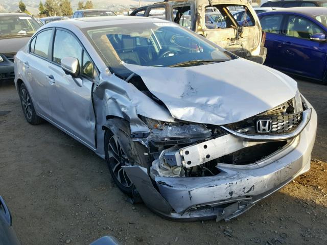 2HGFB2F81FH532795 - 2015 HONDA CIVIC EX SILVER photo 1