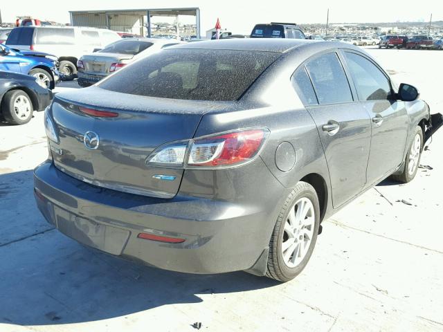 JM1BL1V7XC1608652 - 2012 MAZDA 3 I GRAY photo 4