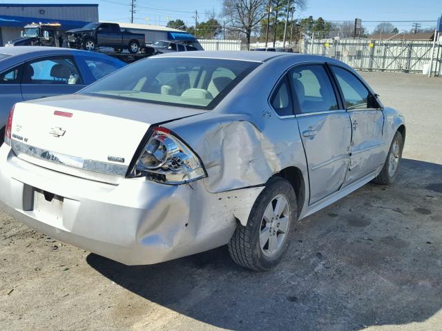 2G1WT57K891167772 - 2009 CHEVROLET IMPALA 1LT SILVER photo 4