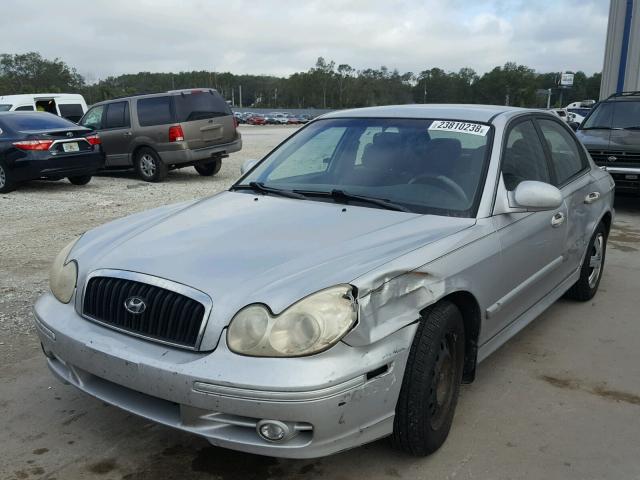 KMHWF25S44A987938 - 2004 HYUNDAI SONATA GL SILVER photo 2