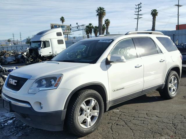1GKEV33718J139582 - 2008 GMC ACADIA SLT თეთრი ფოტო 2