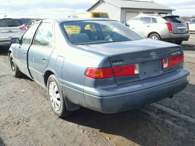 4T1BG22K41U851626 - 2001 TOYOTA CAMRY CE BLUE photo 3