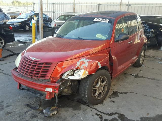 3C8FY68B72T203953 - 2002 CHRYSLER PT CRUISER RED photo 2