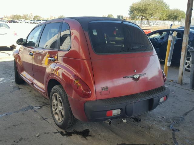 3C8FY68B72T203953 - 2002 CHRYSLER PT CRUISER RED photo 3