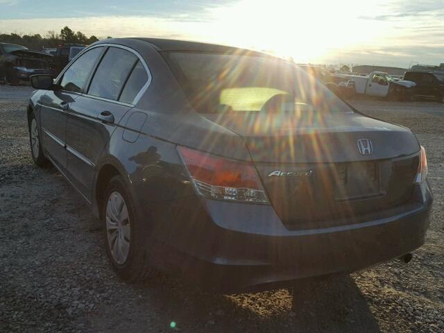 1HGCP26349A054027 - 2009 HONDA ACCORD LX GRAY photo 3