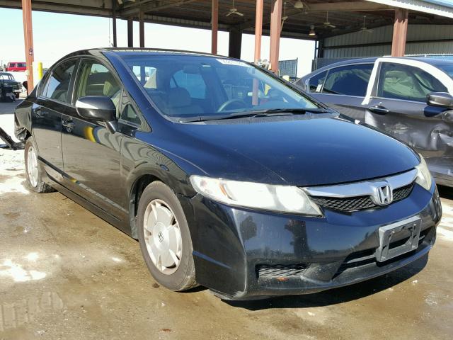 JHMFA36279S009120 - 2009 HONDA CIVIC HYBR BLACK photo 1