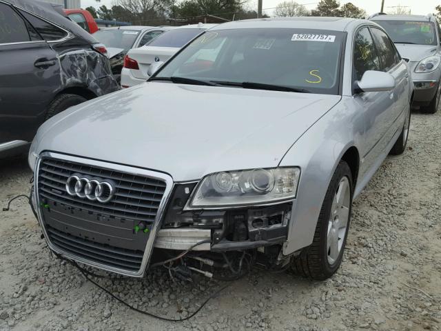 WAUMV44E57N000960 - 2007 AUDI A8 L QUATT SILVER photo 2