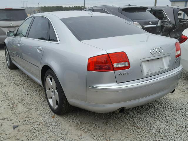 WAUMV44E57N000960 - 2007 AUDI A8 L QUATT SILVER photo 3