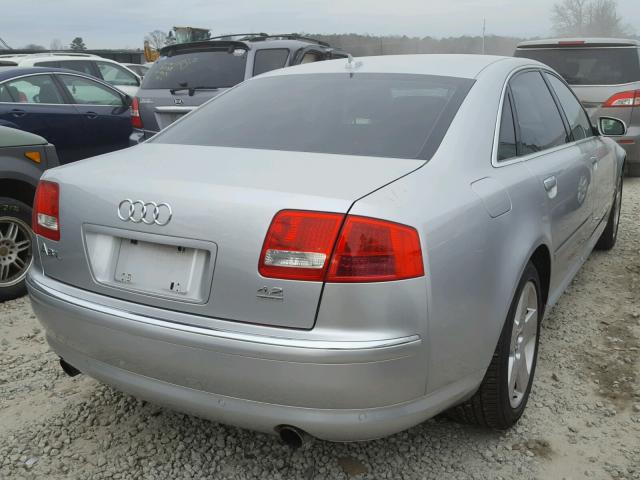 WAUMV44E57N000960 - 2007 AUDI A8 L QUATT SILVER photo 4