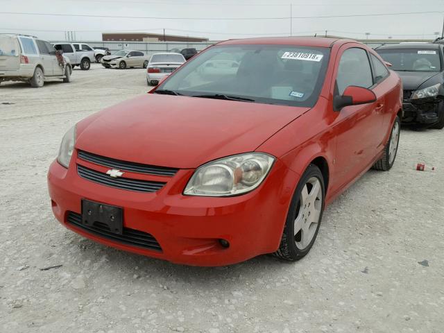 1G1AT18H997190308 - 2009 CHEVROLET COBALT LT RED photo 2