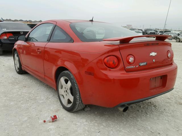 1G1AT18H997190308 - 2009 CHEVROLET COBALT LT RED photo 3