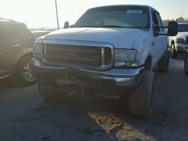 1FTSW31P54EA07796 - 2004 FORD F350 SRW S WHITE photo 2