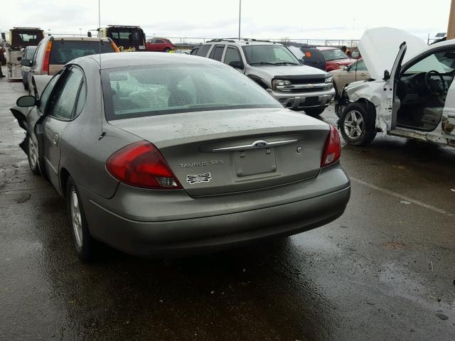 1FAFP55U23A135791 - 2003 FORD TAURUS SES BEIGE photo 3