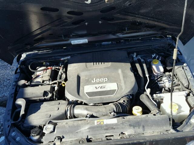 1C4AJWAG9GL132618 - 2016 JEEP WRANGLER S BLACK photo 7